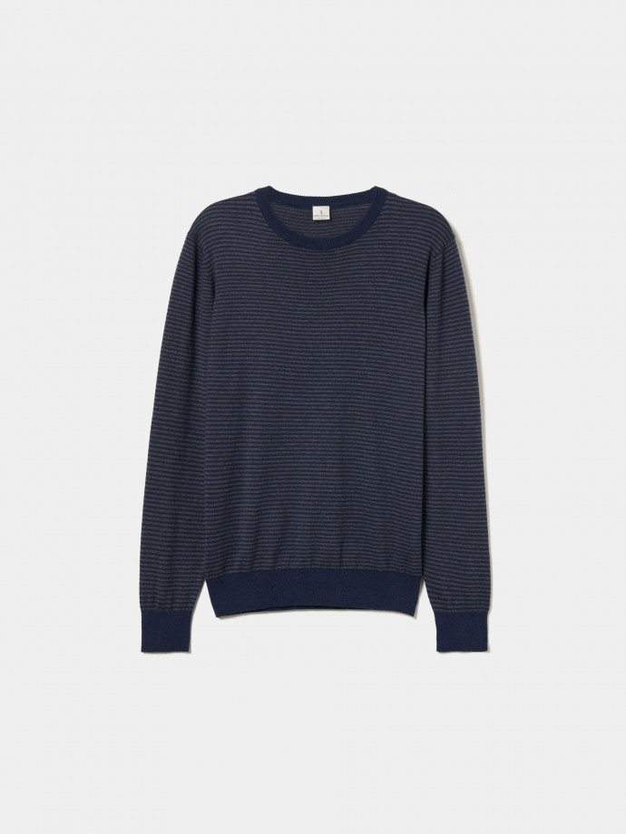 Cotton and cashmere sweater