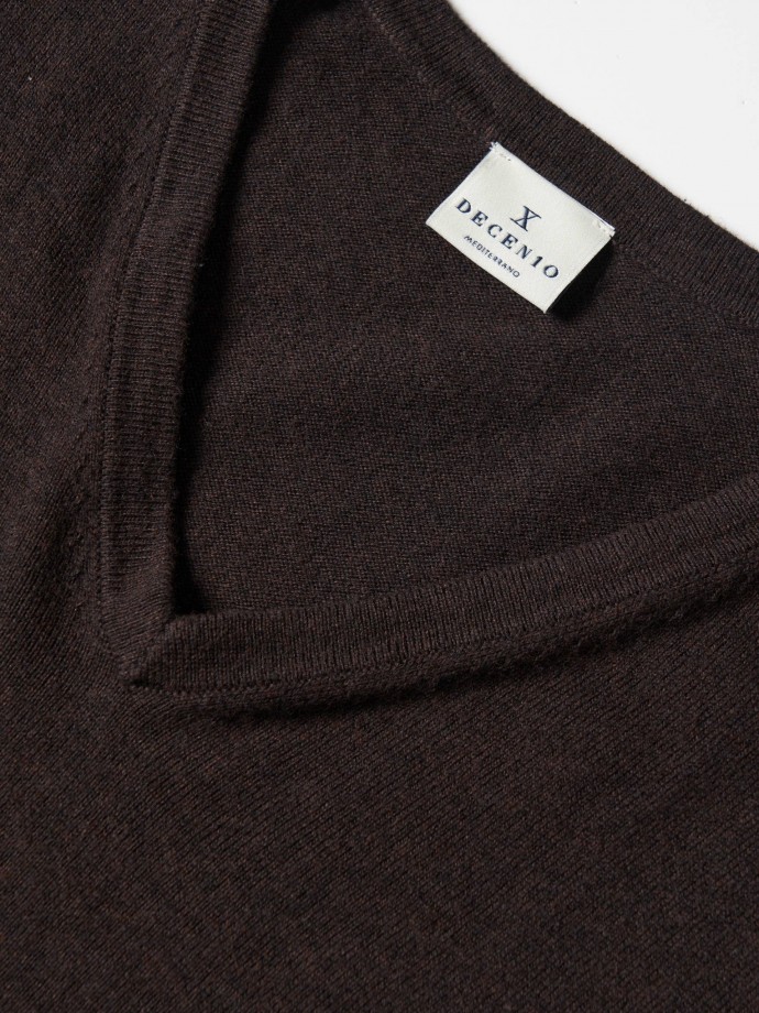 Cotton and cashmere pullover