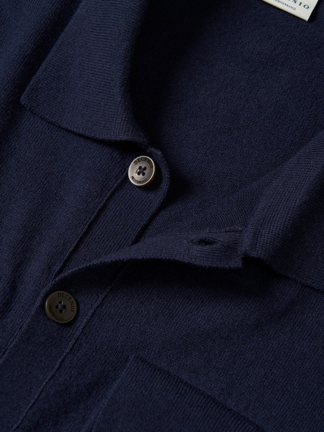 Cotton and cashmere knitted coat Cotton and cashmere knitted coat