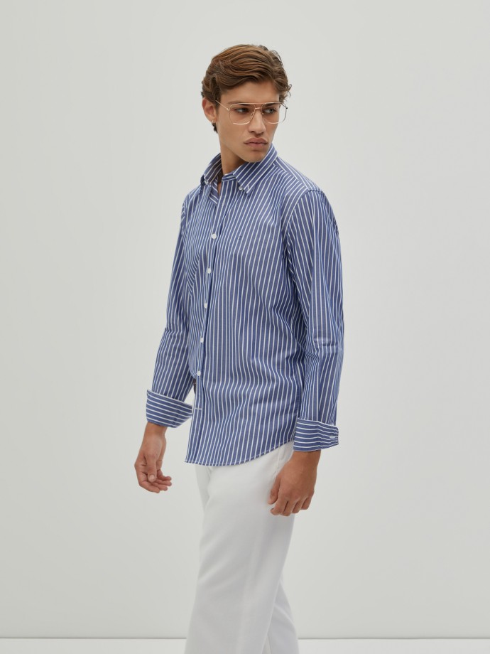 Regular fit striped shirt