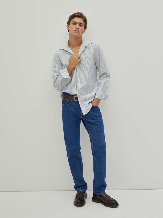 Regular fit striped shirt
