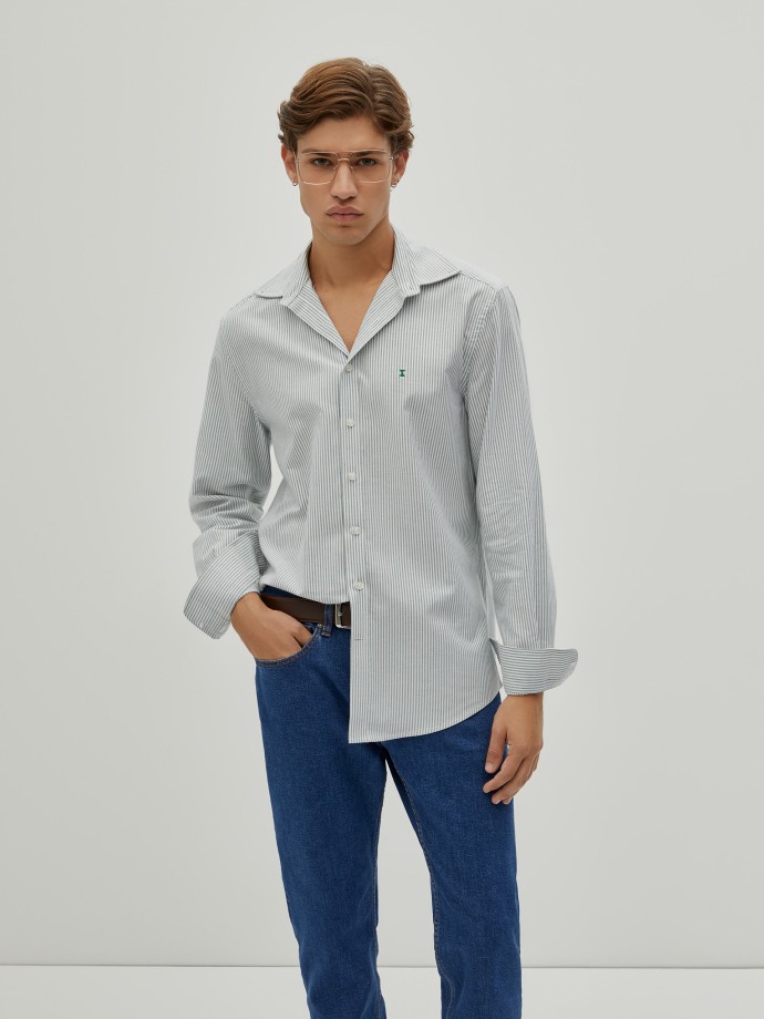 Regular fit striped shirt