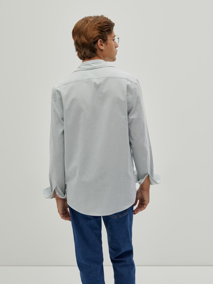 Regular fit striped shirt