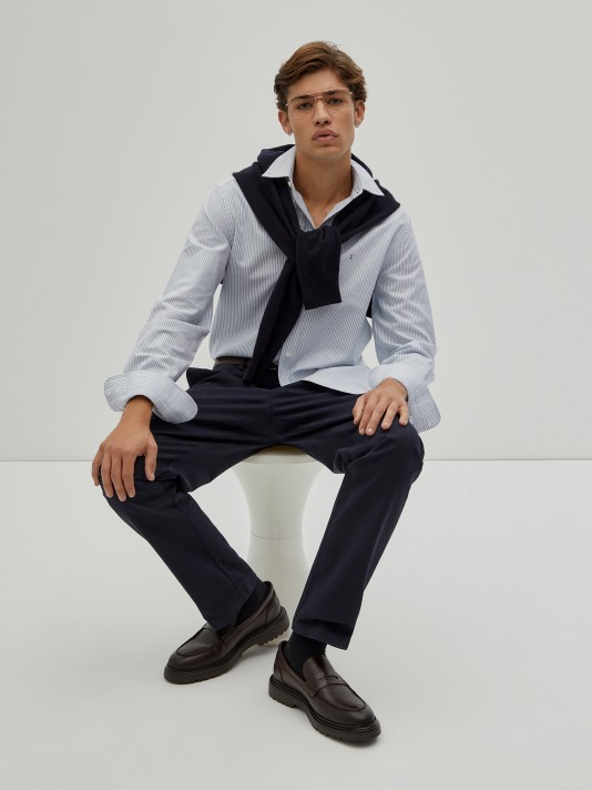 Regular fit striped shirt