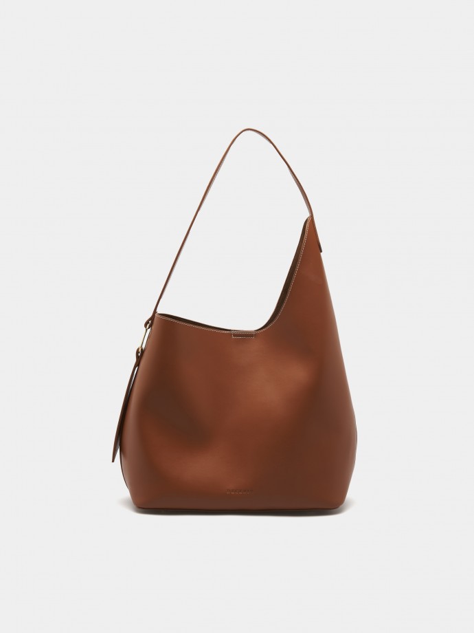 Asymmetrical shoulder bag