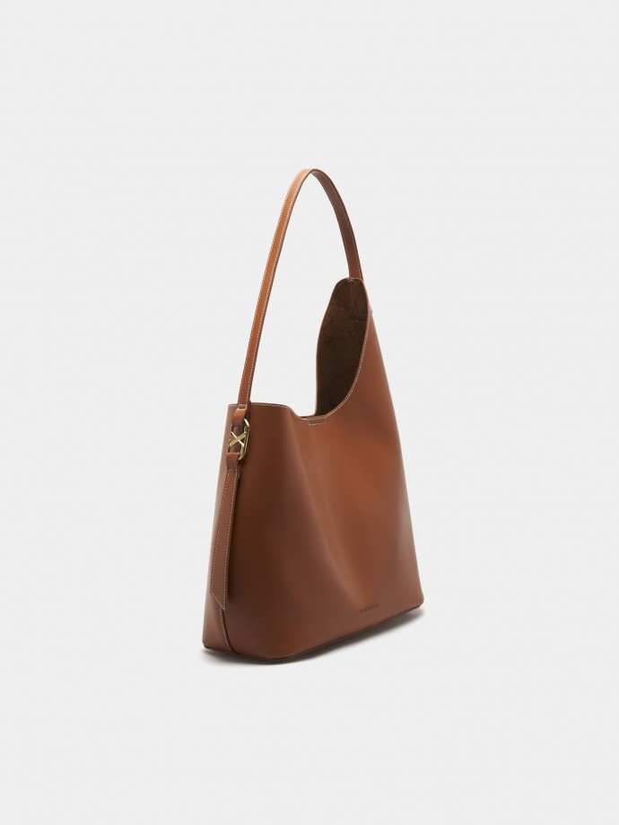 Asymmetrical shoulder bag