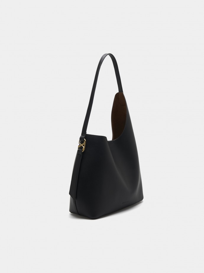 Asymmetrical shoulder bag