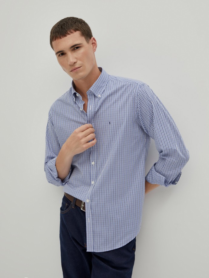 Camisa xadrez regular fit