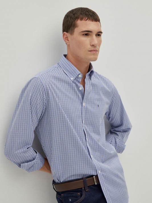 Camisa xadrez regular fit