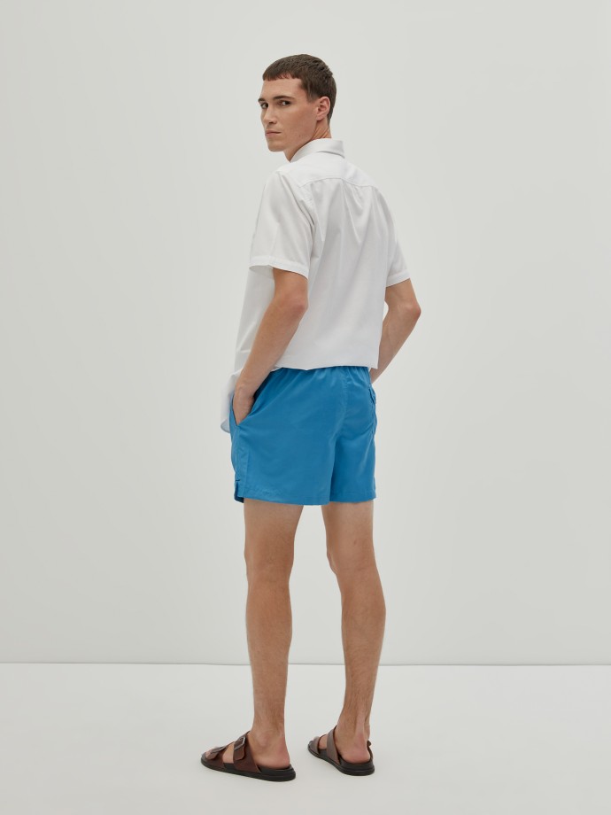 Drawstring swim shorts