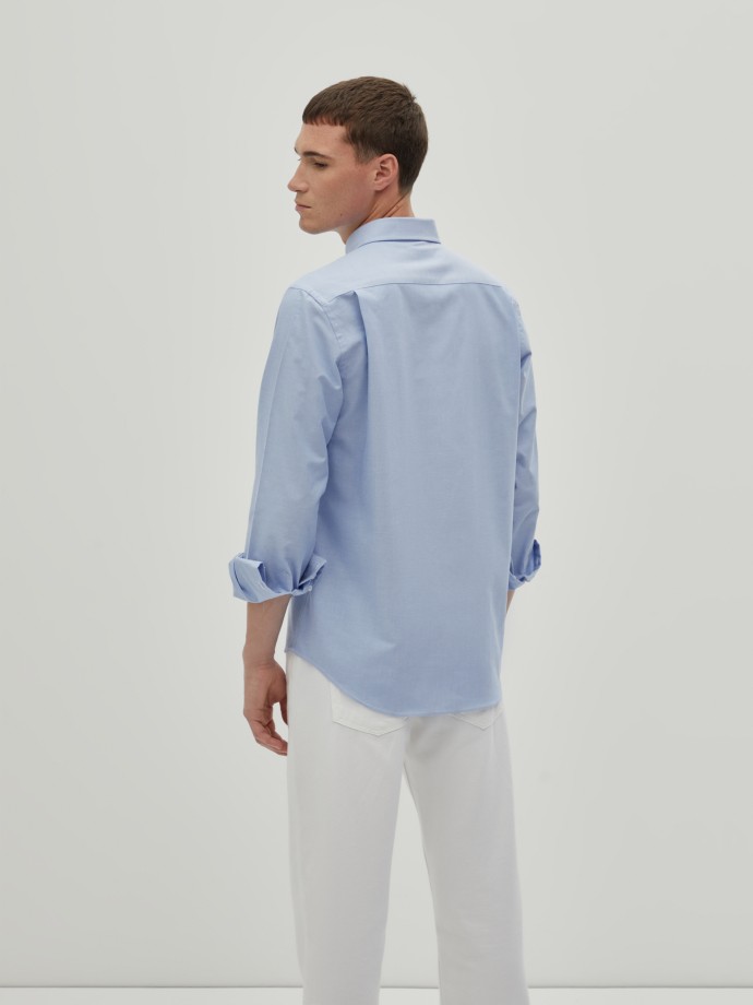 Regular fit cotton shirt