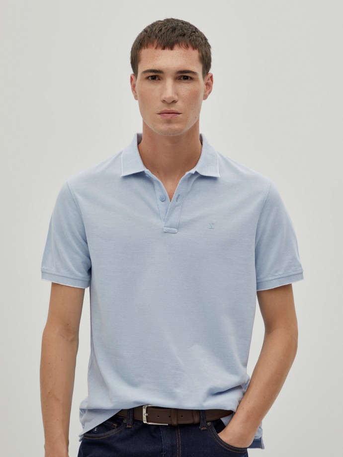 Polo de algodo regular fit