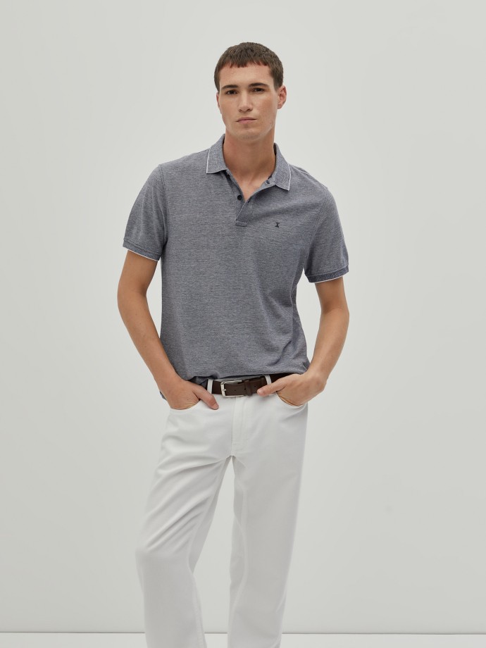 Polo de algodo regular fit