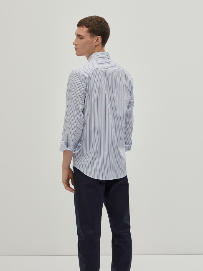 Camisa regular fit s riscas