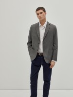 Blazer com corte regular fit