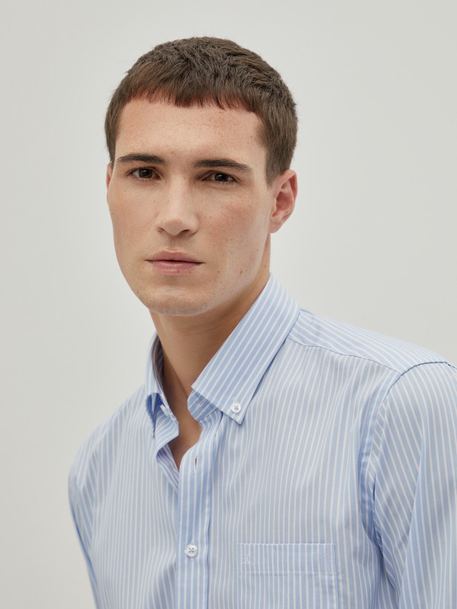 Regular fit striped shirt Regular fit striped shirt