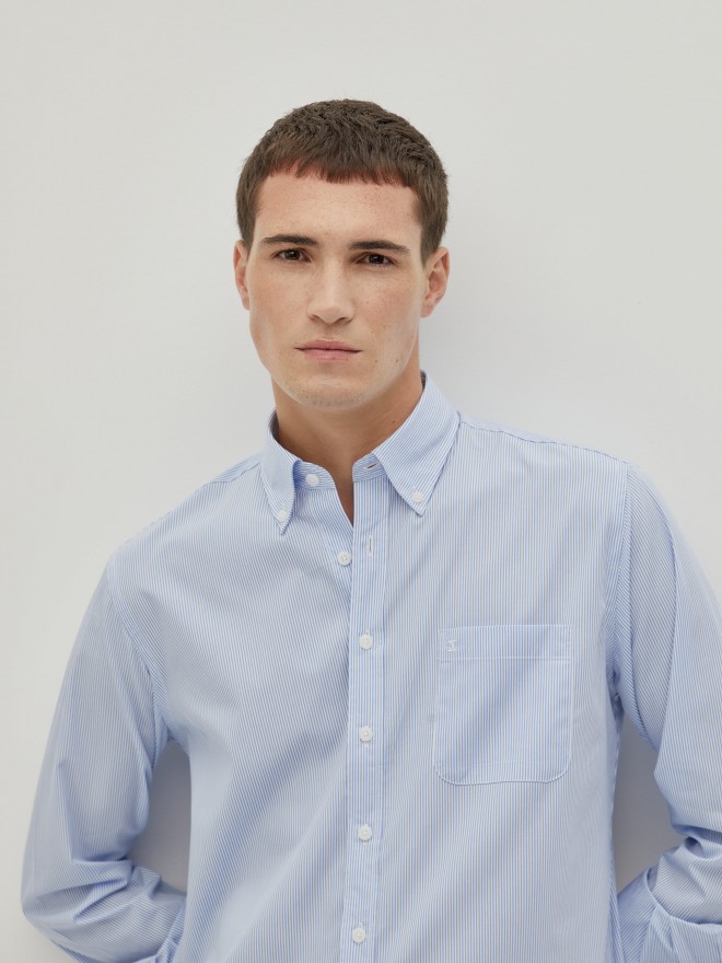 Regular fit striped shirt Regular fit striped shirt