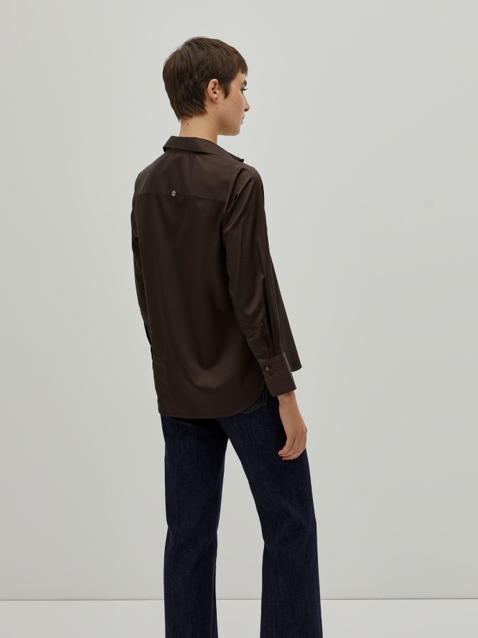 Cotton and tencel shirt