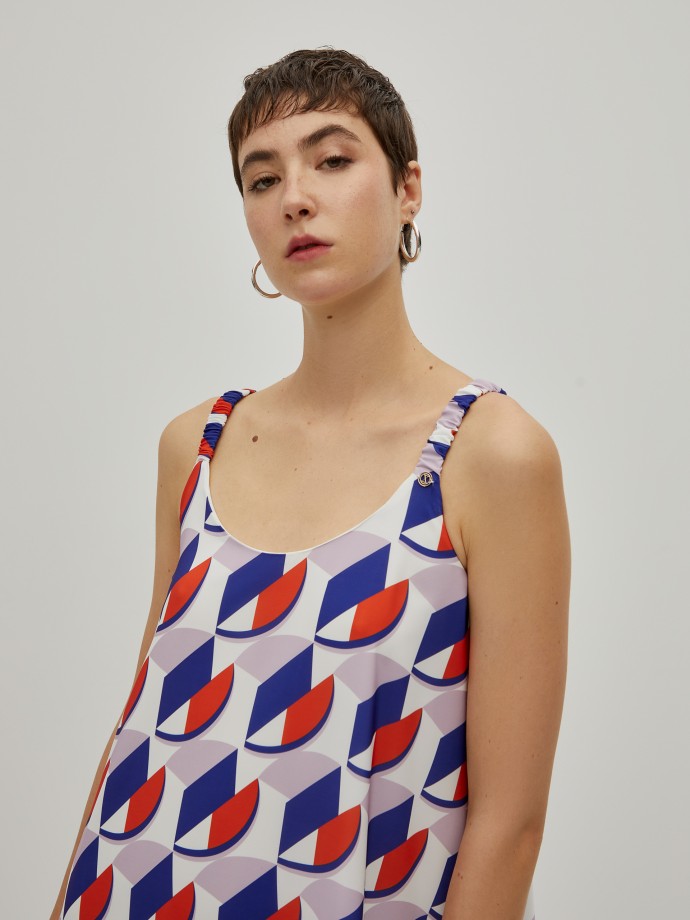 Graphic print dress