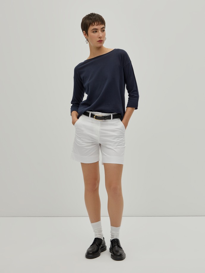 Tencel chino shorts