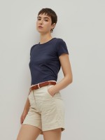 shorts chinos de tencel