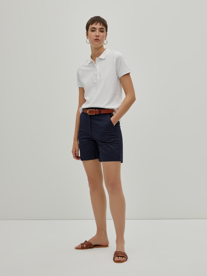 Tencel chino shorts