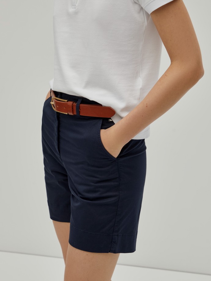 Tencel chino shorts