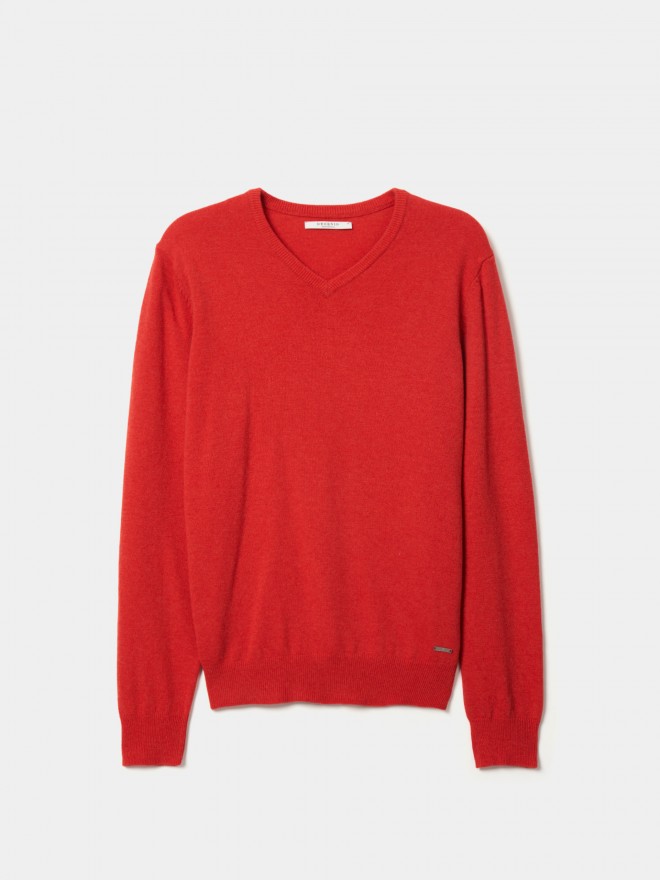 Camisola decote em V Camisola decote em V