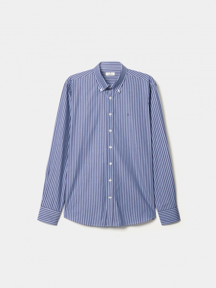 Regular fit striped shirt