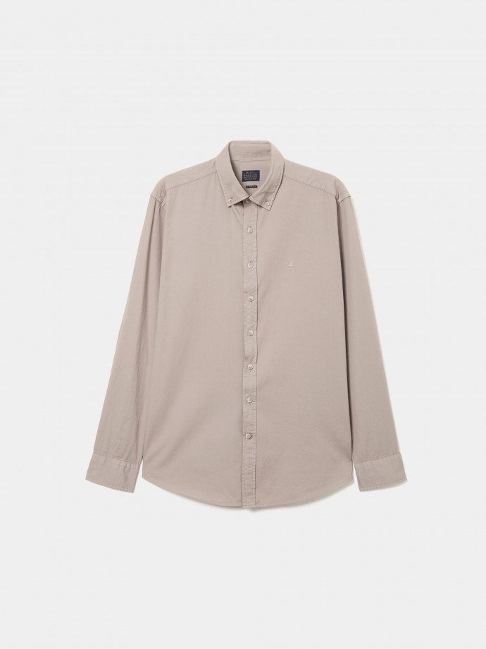 Regular fit cotton shirt