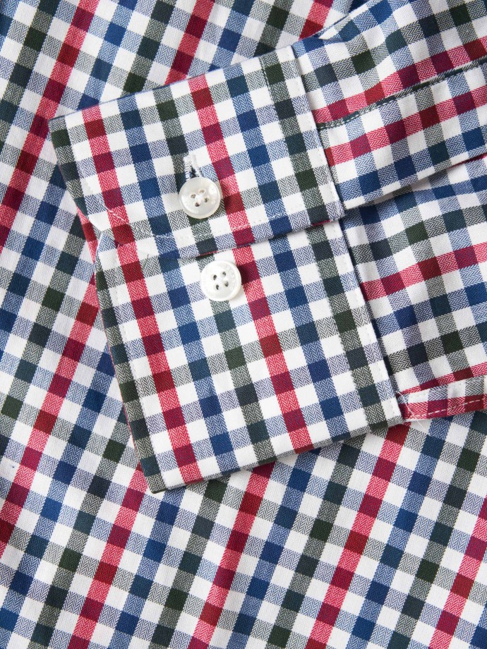 Camisa quadrados regular fit