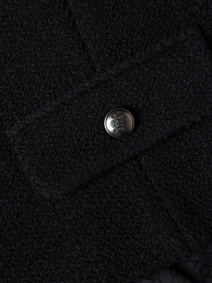 Short tweed coat