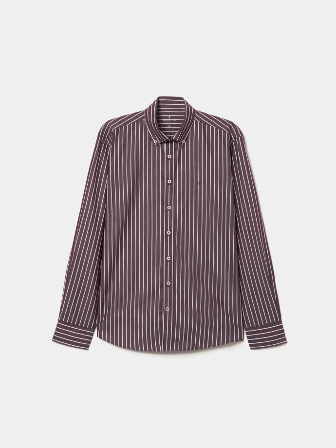 Regular fit striped shirt