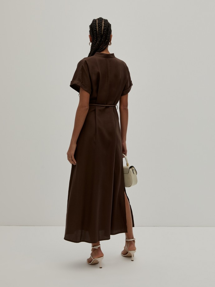 Short sleeve midi dress