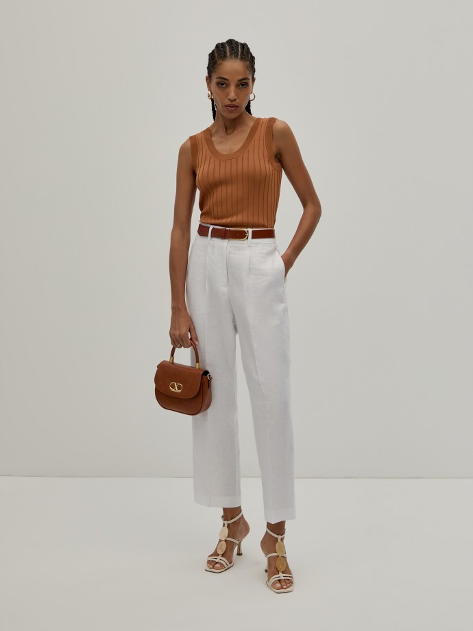 Rib knit top