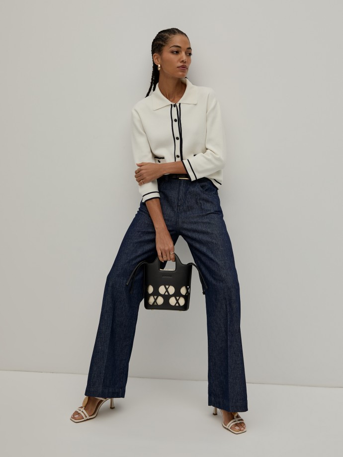 Flare denim pants Flare denim pants