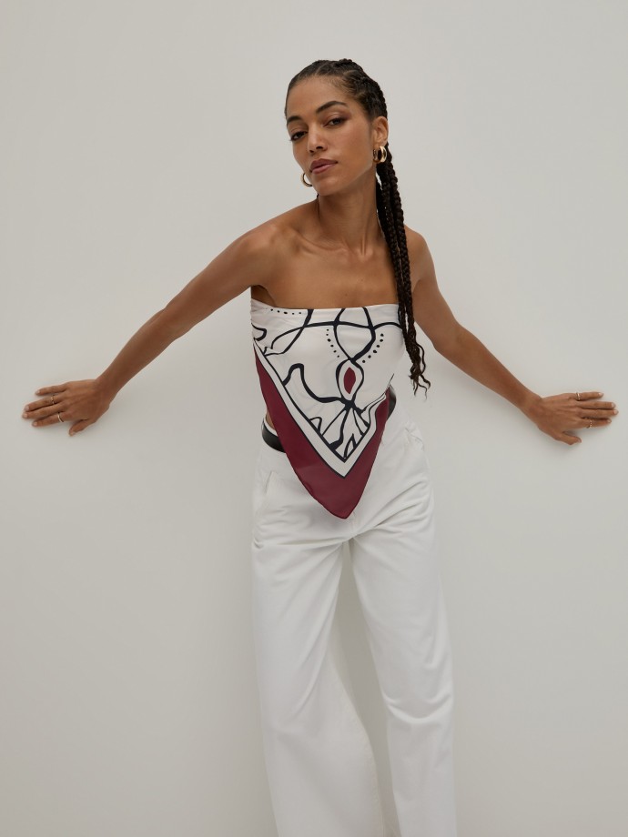 Printed scarf