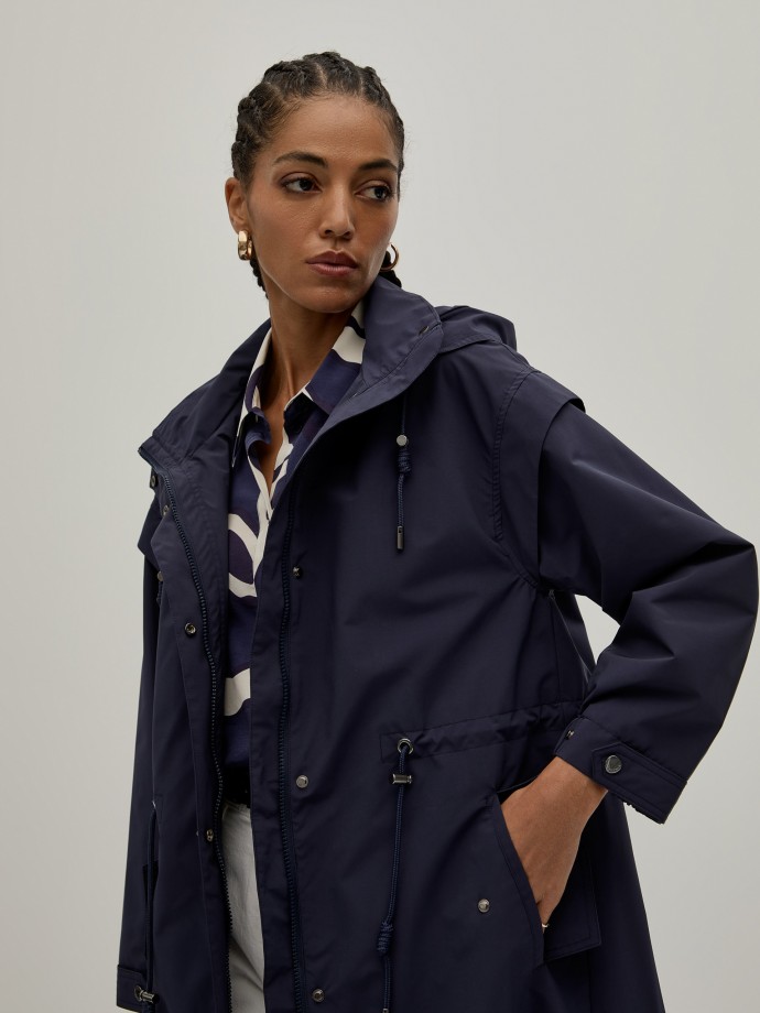 Parka con capucha
