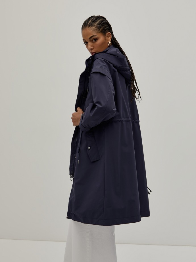 Parka con capucha