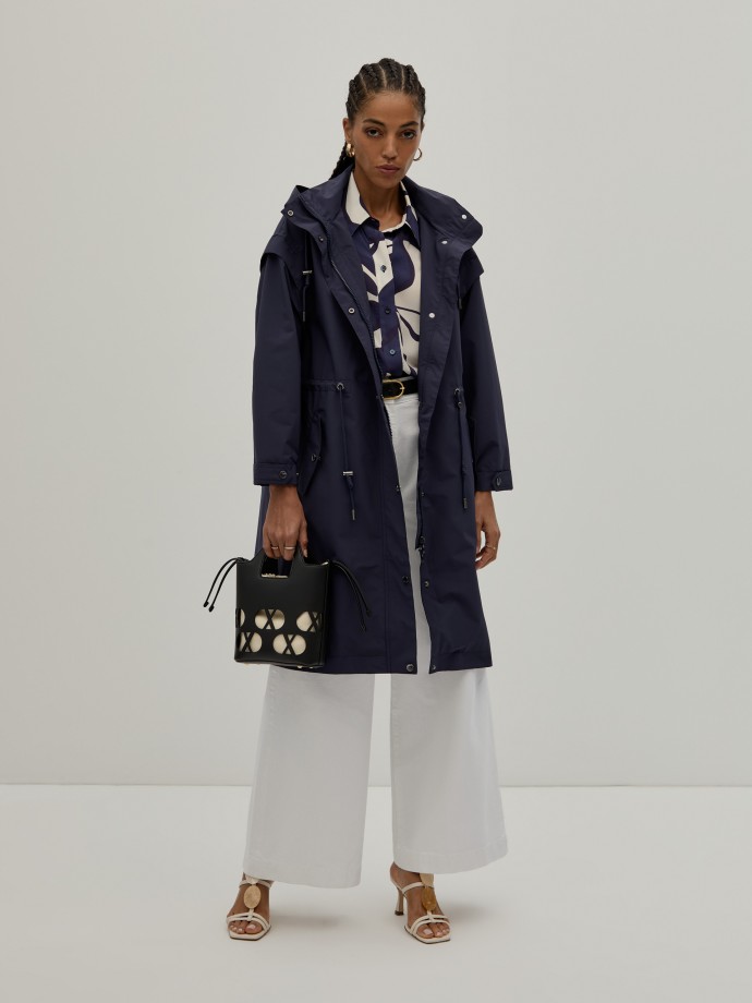 Parka con capucha