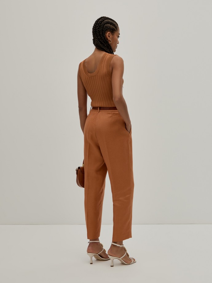 Classic linen trousers