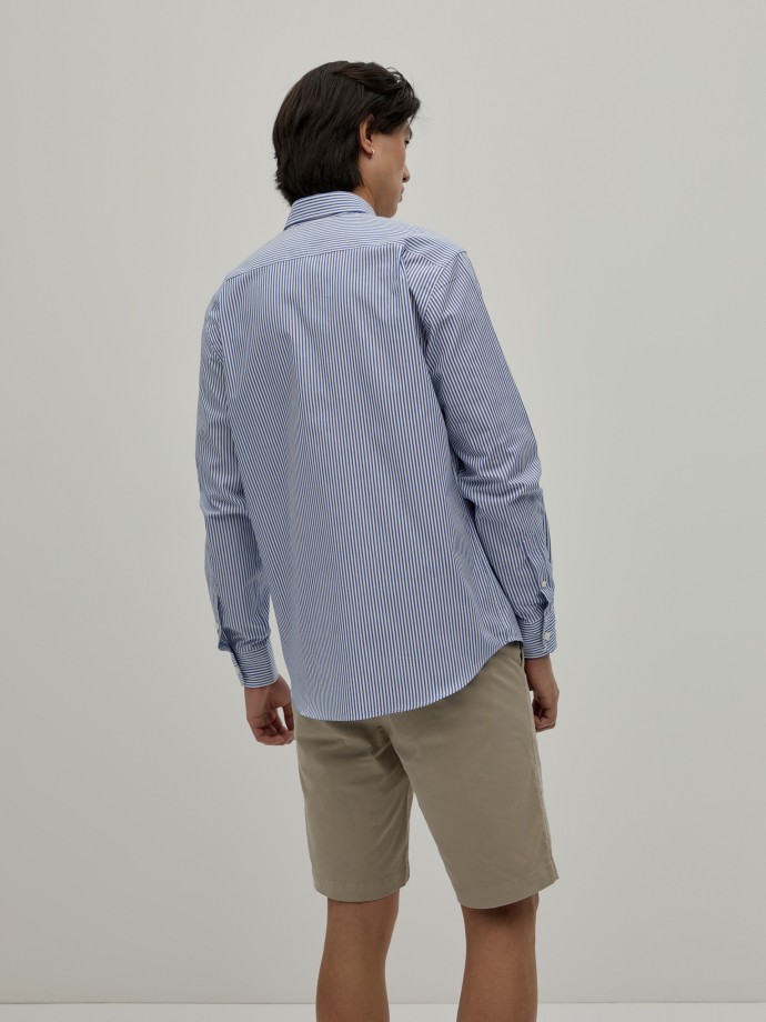 Camisa regular fit s riscas