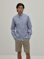 Camisa regular fit s riscas