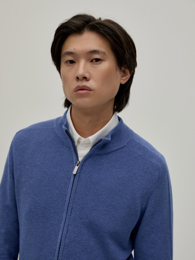 Blue 100% cotton jacket Blue 100% cotton jacket