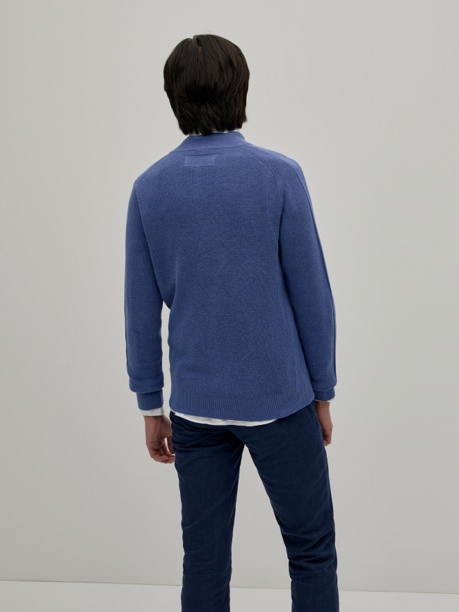 Blue 100% cotton jacket Blue 100% cotton jacket