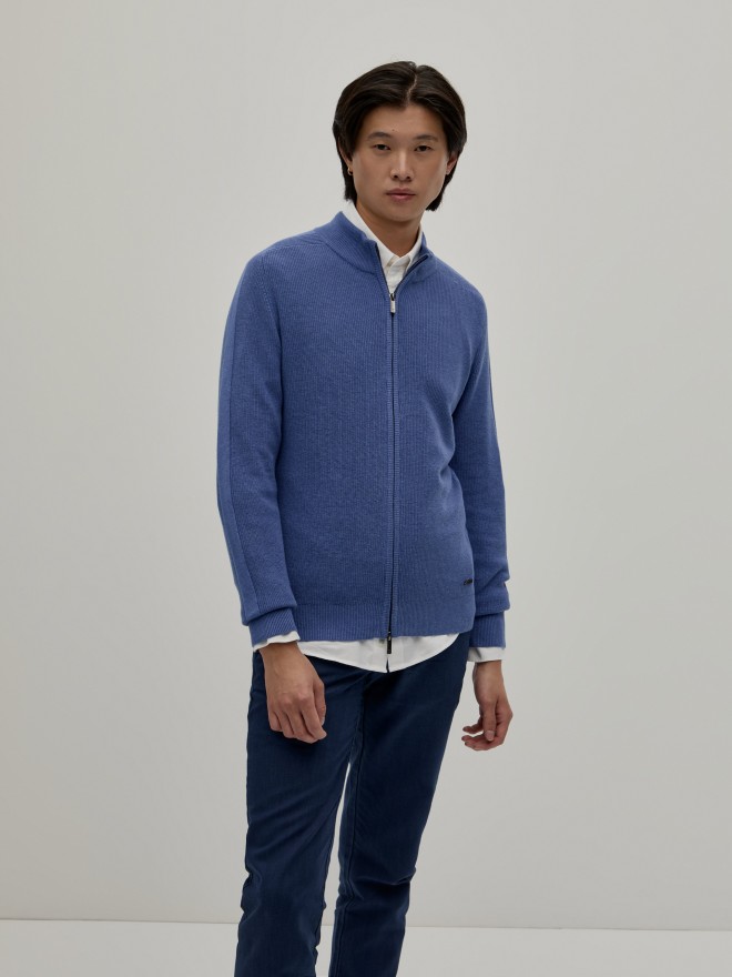 Blue 100% cotton jacket Blue 100% cotton jacket