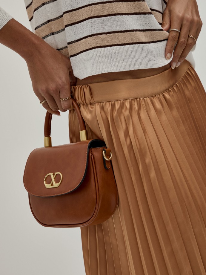 Long pleated skirt