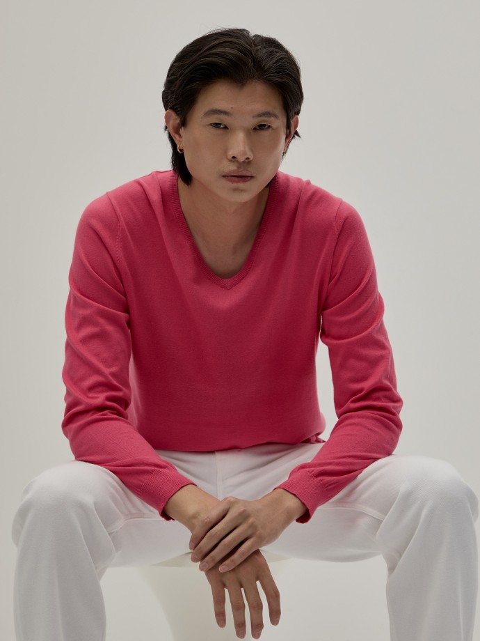 V-neck sweater