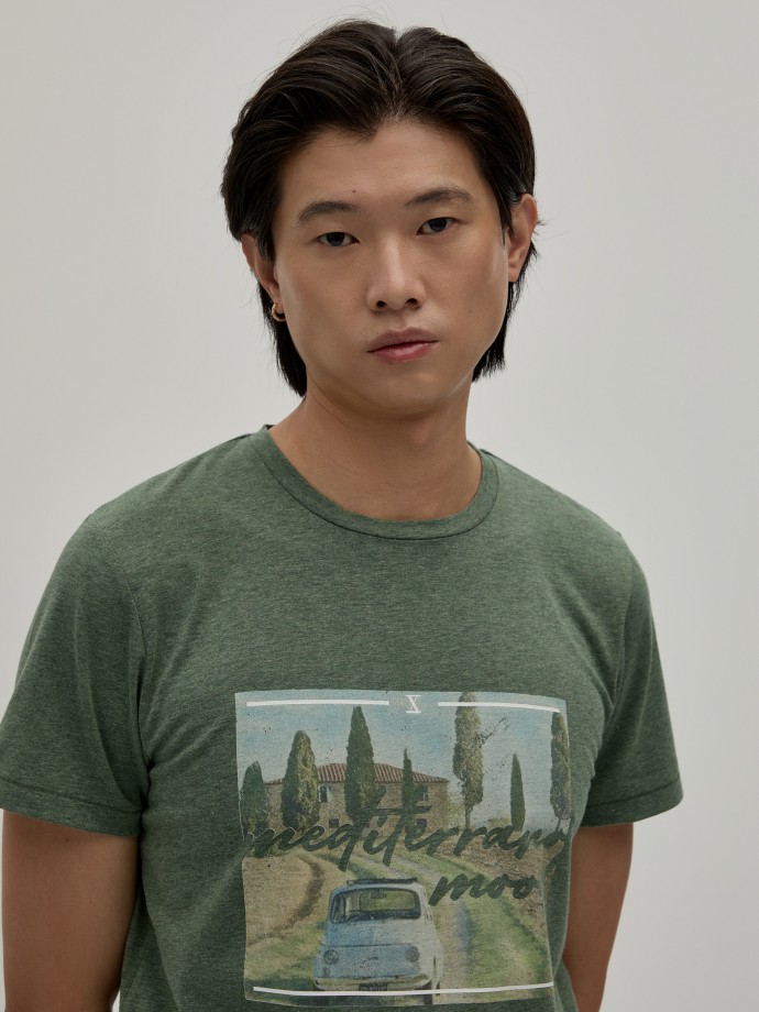 T-shirt com estampado