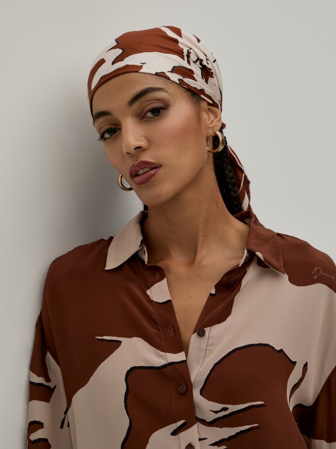 Blusa estampado camuflado